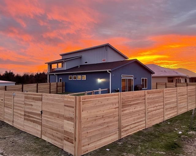 wood fence