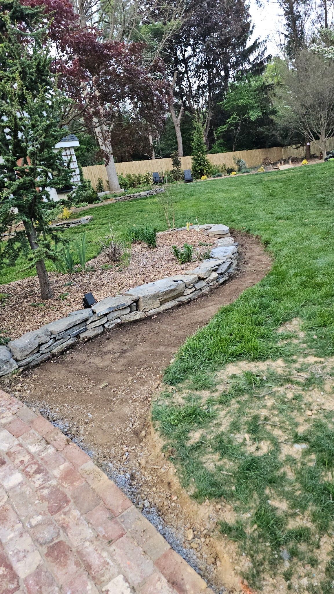 Landscaping service after