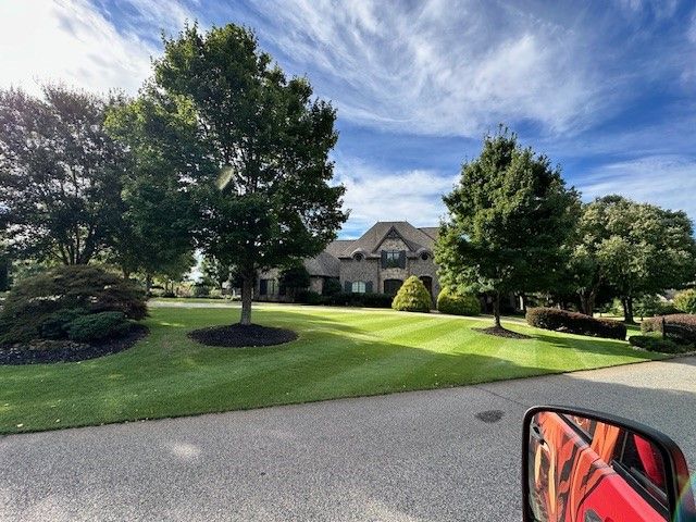 a well-maintained lawn