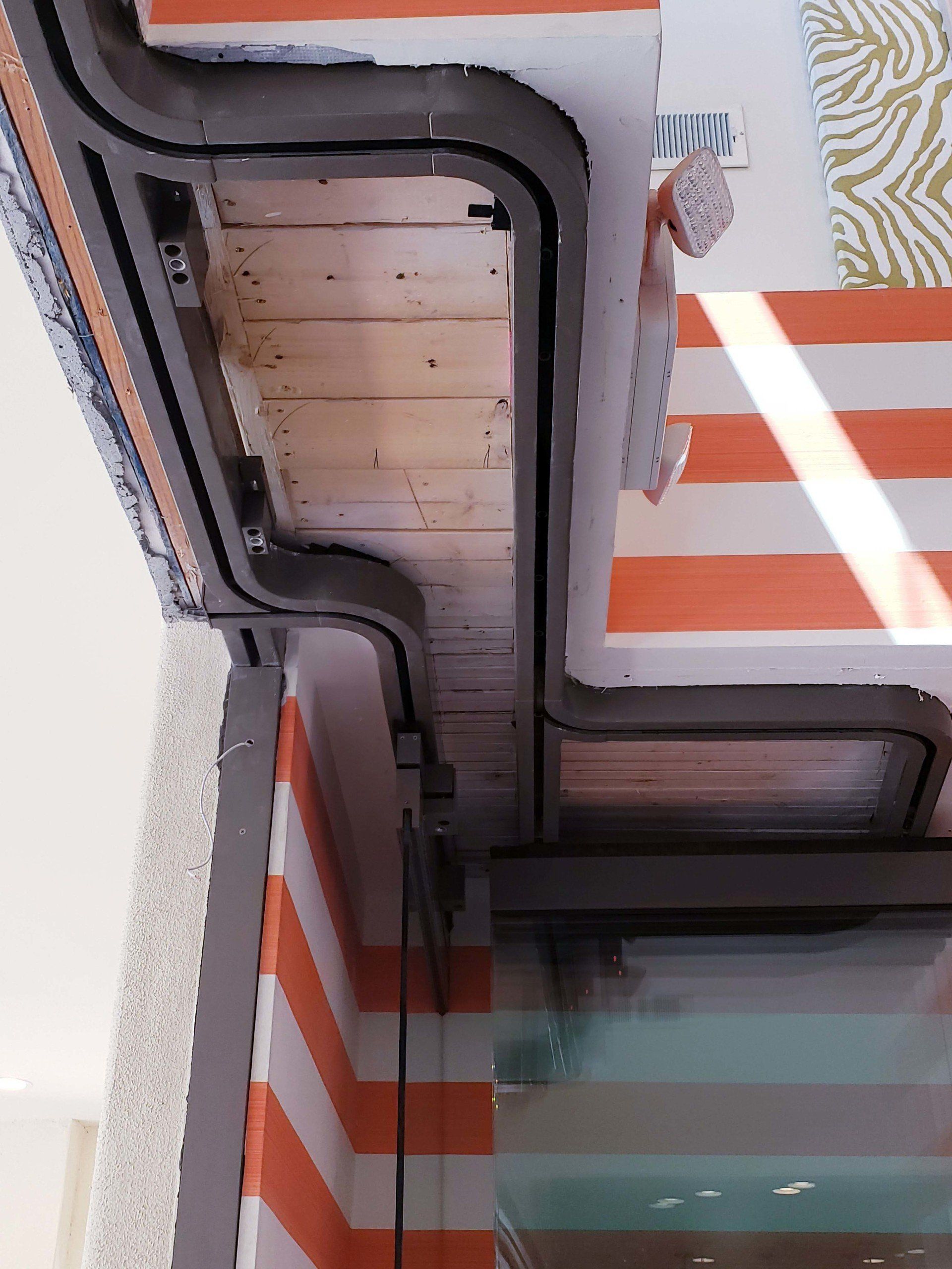 Top Offset Bi Fold Door