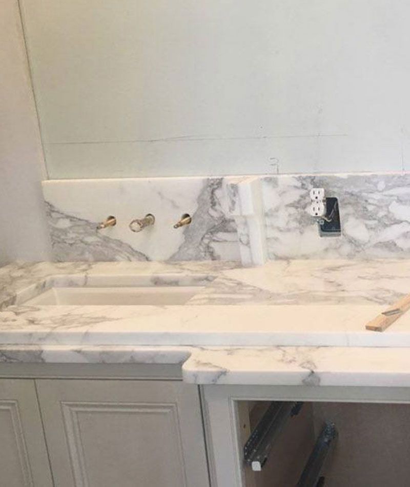 Marble sink