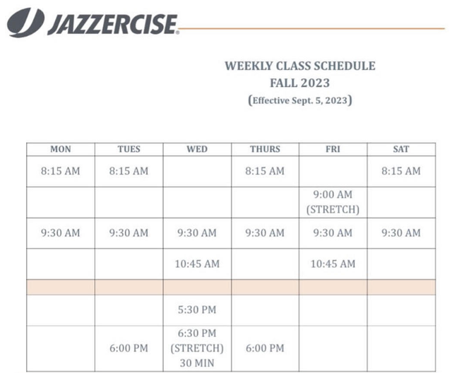 Jazzercise Classes  Lakewood Ranch, FL