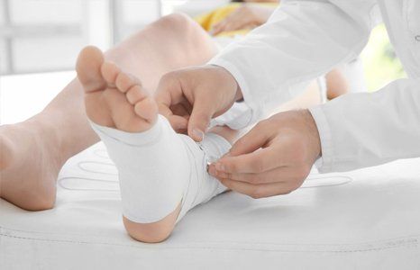Ankle medical care