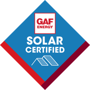 GAF Solar Certified  badge