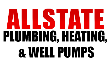 Allstate Plumbing & Heating logo in red and black text.