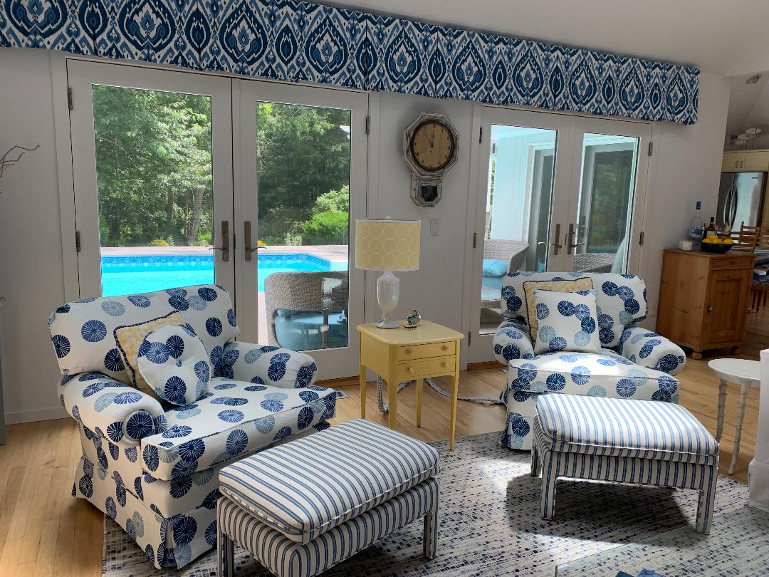 Beautiful printed slipcovers