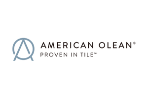 American Olean logo with stylized blue A and the tagline “Proven in Tile”