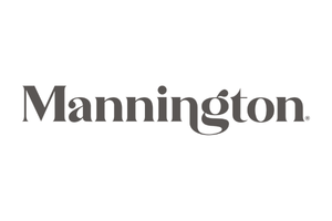 Mannington logo in dark gray serif text on a white background