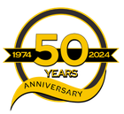 50 Years Anniversary badge
