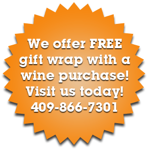 We offer FREE gift wrap with a wine purchase! Visit us today!