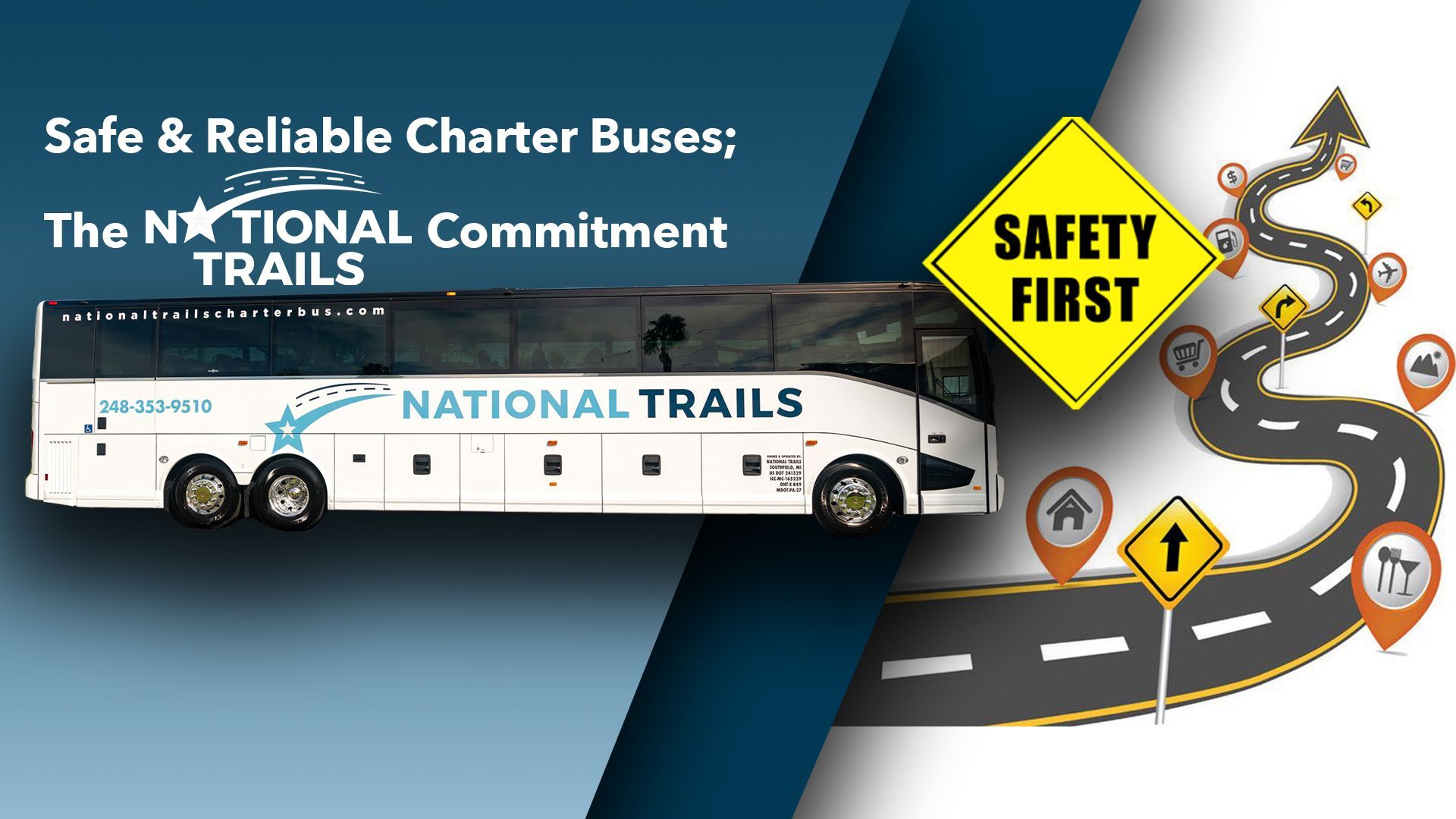 Safe and Reliable Charter Buses