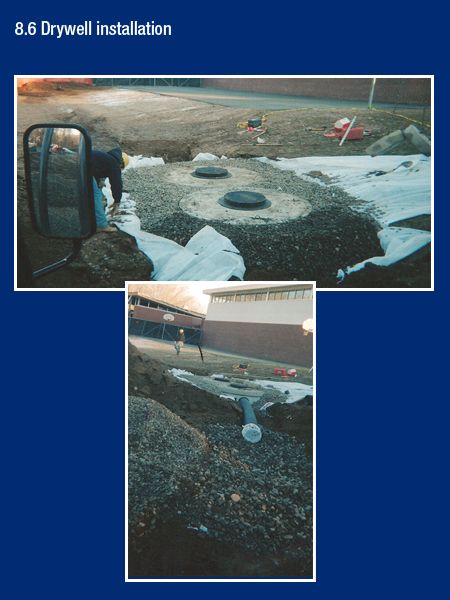 Drywell installation