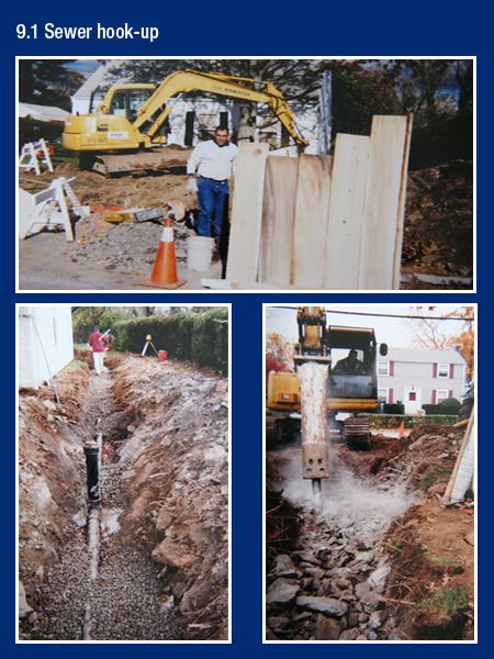 Sewer hook-up