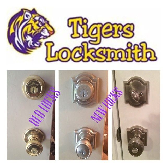 Upgraded locks on a house