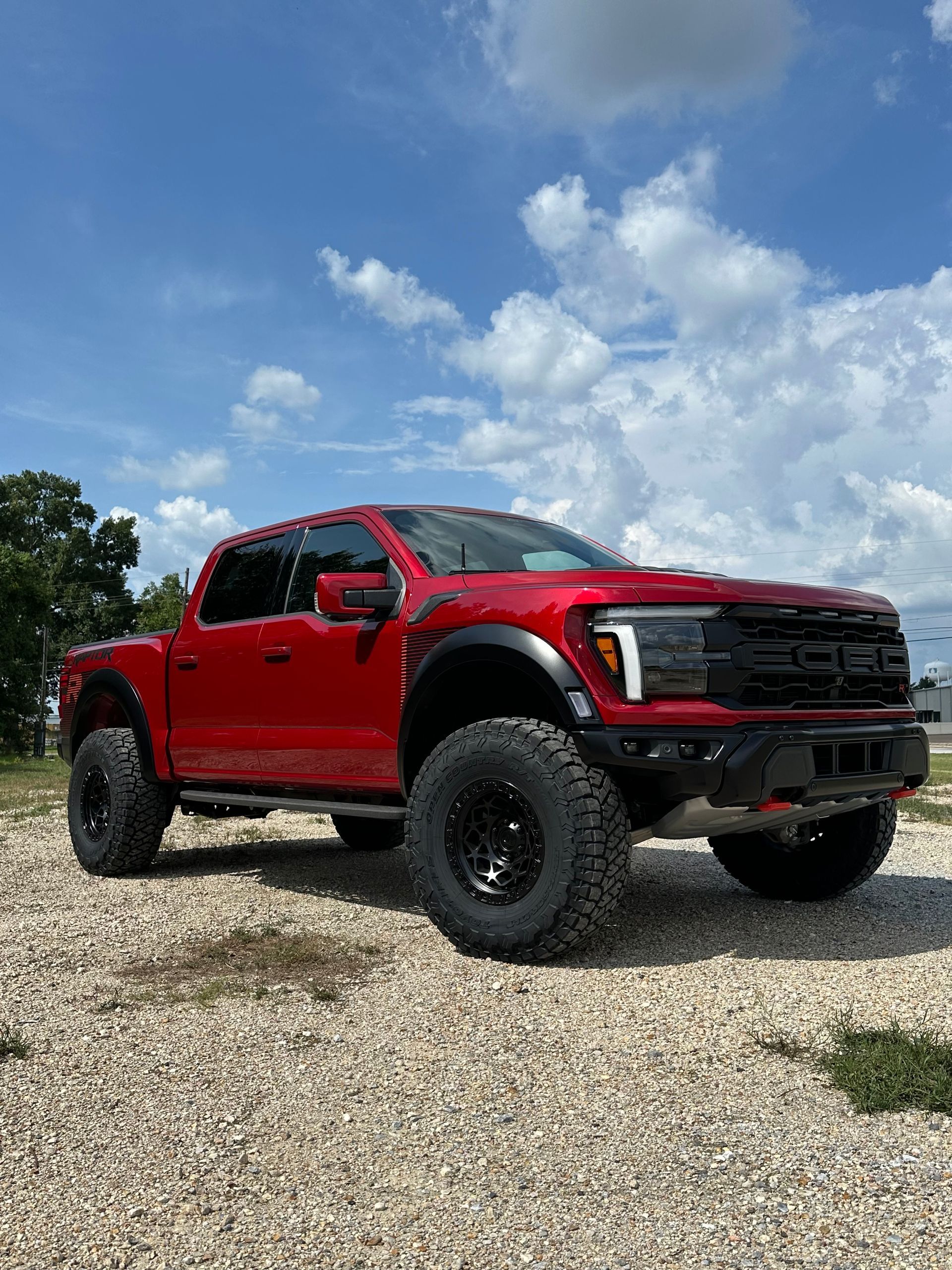 Red Ford Raptor