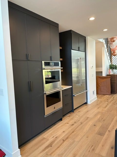 kitchen with stainless steel appliances