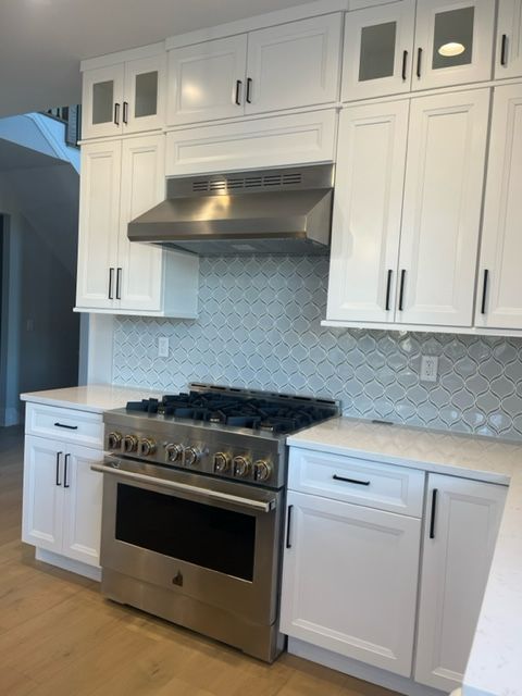 kitchen with gas range