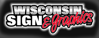 Wisconsic sign and graphics logo