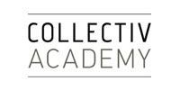 COLLECTIV ACADEMY logo in black and gray text on a white background