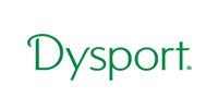 DySport logo in green text on a white background