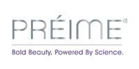 PRÉIME logo with tagline “Bold Beauty, Powered By Science.”