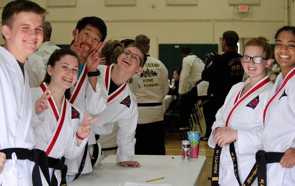 Happy students