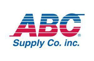 ABC Supply Co. inc. logo: Blue and red text