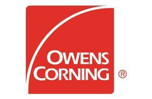 Owens Corning logo: white text and arc on a red square.