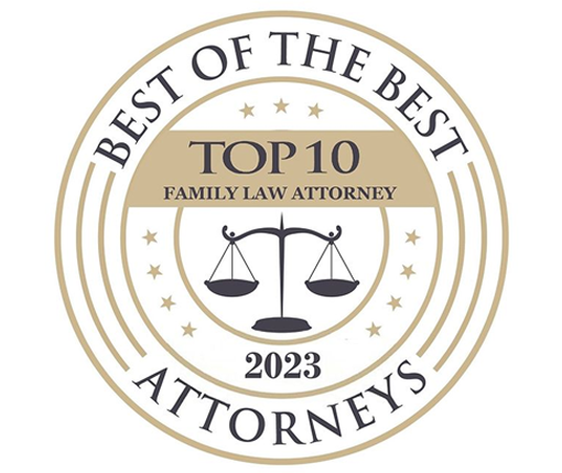 Best of the Best Attorneys Family Law Badge 2023