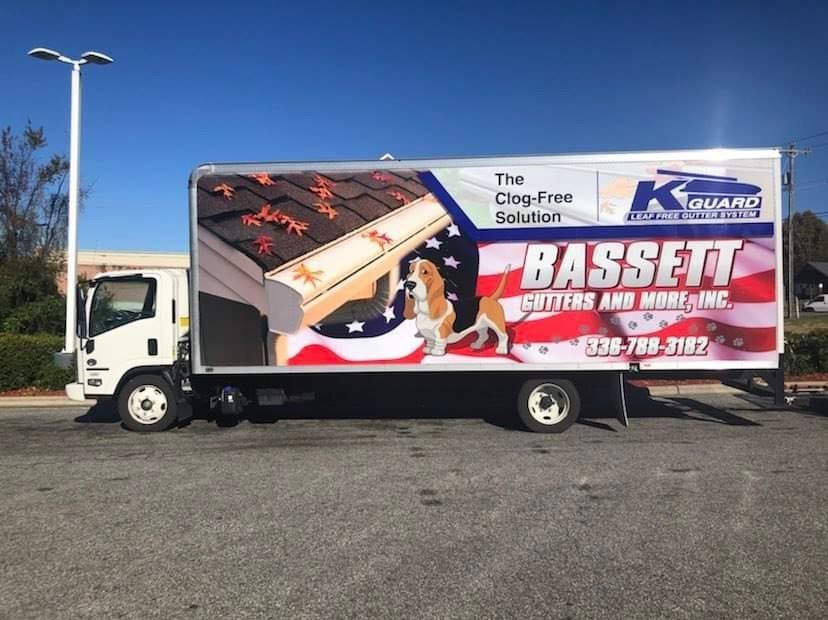 Bassett Gutters and More truck