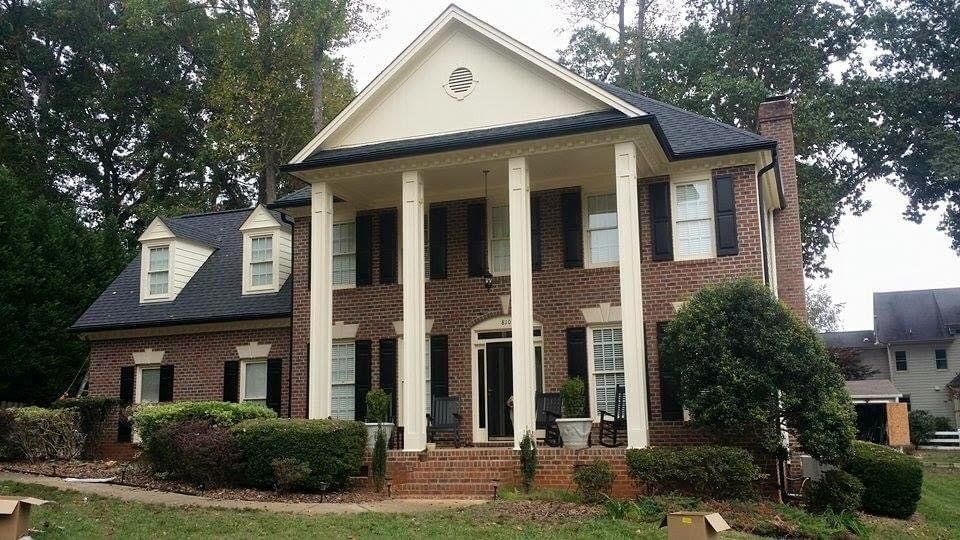 Front side of a big house