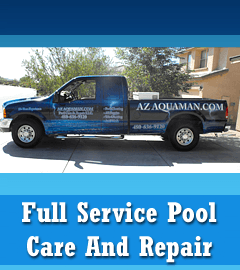 AZ Aquaman Pool Care and Repair LLC Truck