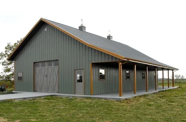 Metal barn