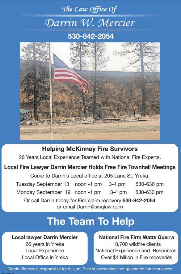 The Law Office Of Darrin W. Mercier Lawyer Yreka, CA