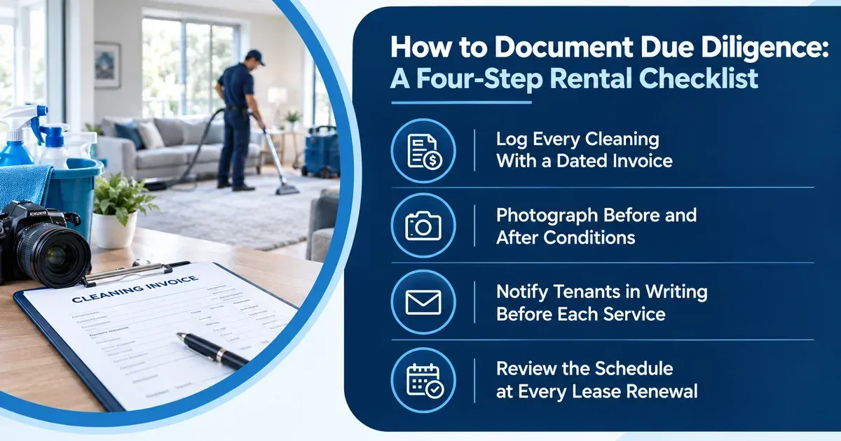 How to Document Due Diligence: A Four-Step Rental Checklist