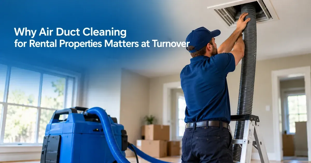 Why Air Duct Cleaning for Rental Properties Matters at Turnover