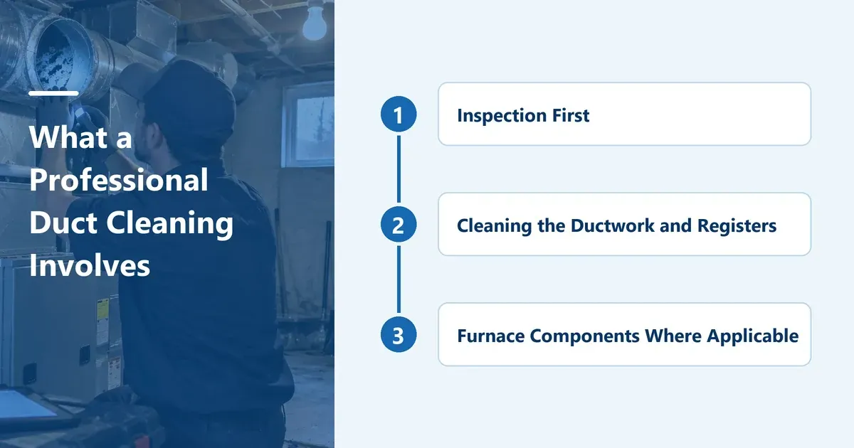 What a Professional Duct Cleaning Involves