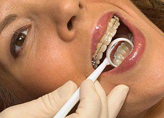 woman having a dental check-up