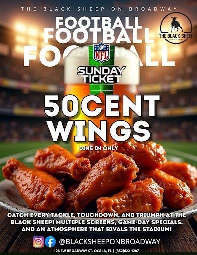 Football Sunday at Black Sheep on Broadway