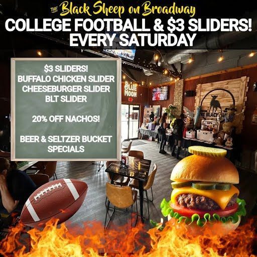 Advertisement for Black Sheep on Broadway