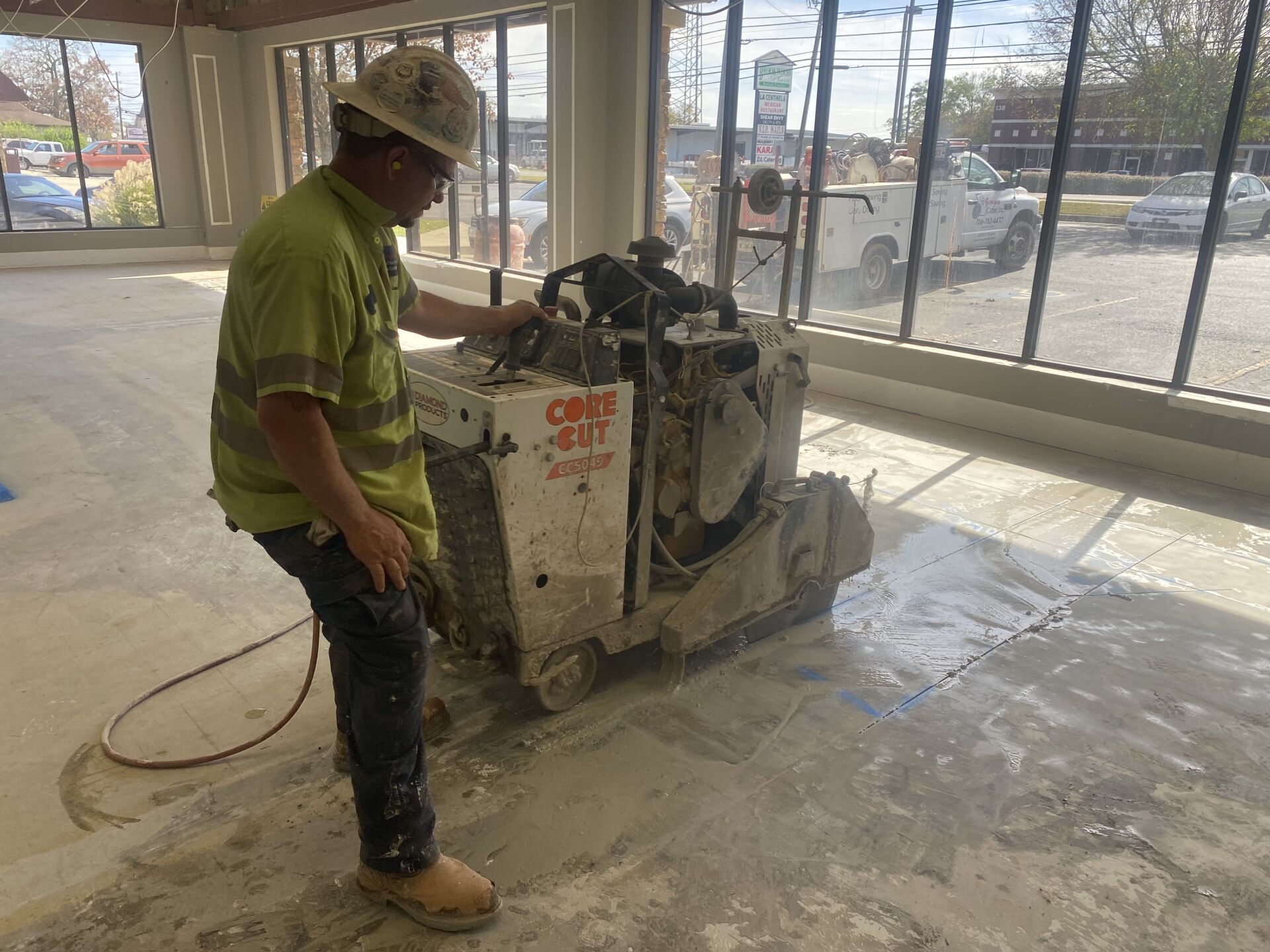 Concrete cutting