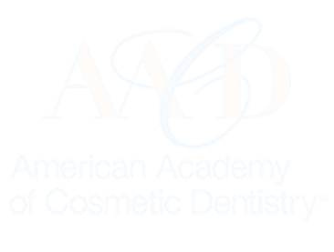 Logo for American Academy of Cosmetic Dentistry.