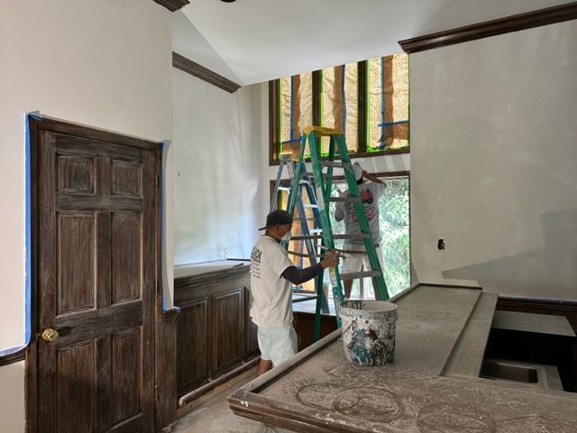 Two men and a ladder