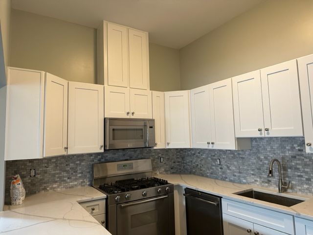 Kitchen with new cabinets