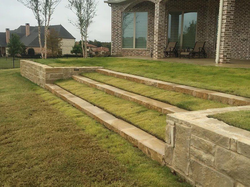 Lawn steps