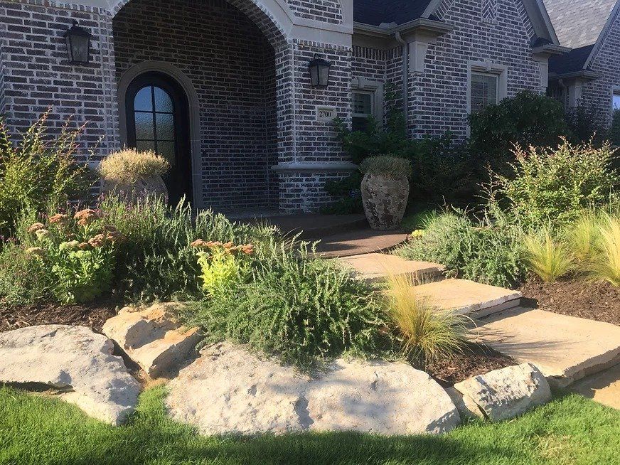 Limestone boulders