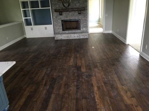 Living room flooring