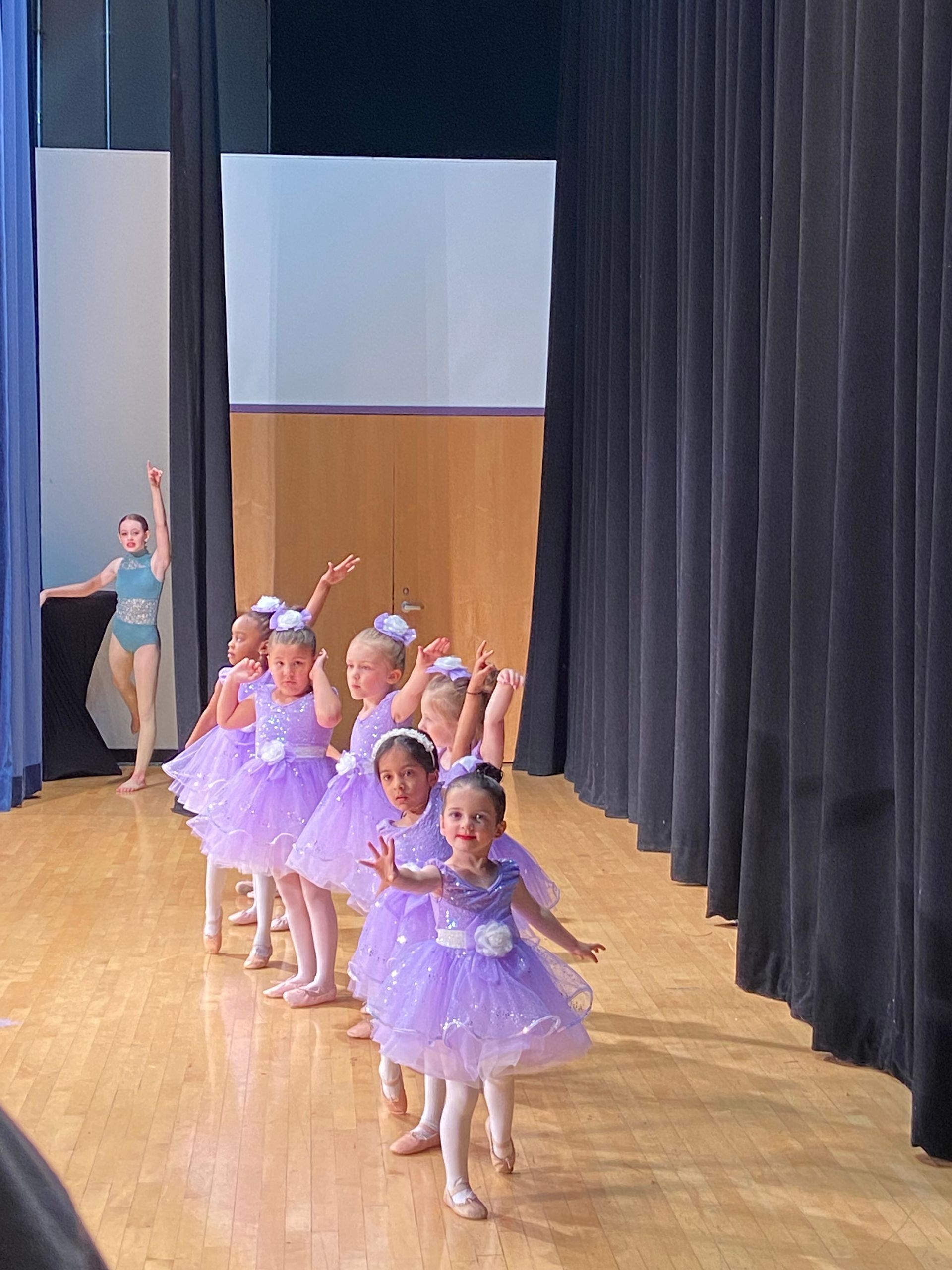 Little dancer in tutu dress