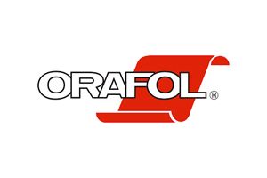 ORAFOL logo with white text on a red shape.