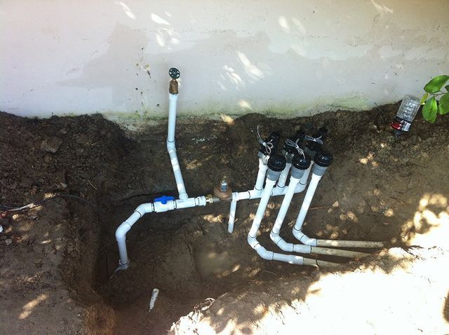 Sprinkler System Pipes